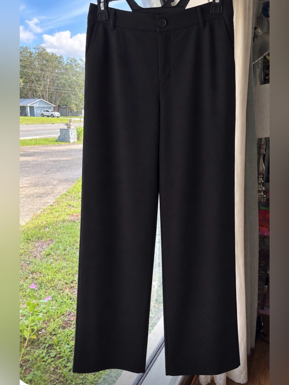 SHEIN Classic Black Women's Wide-Leg Pants Size M